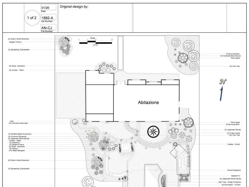 Planimetria raffigurante Progetto Preliminare